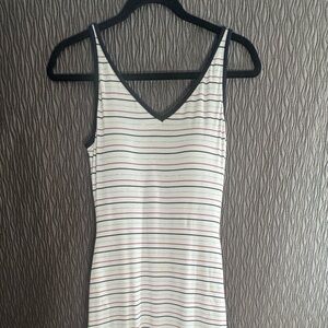 OGL Multicolor Striped Midi Dress